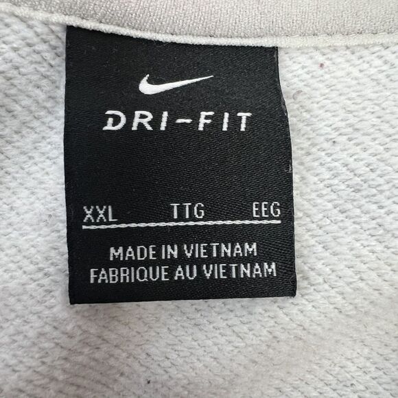 Nike Sz XXL Sweatshirt Dri-Fit 1/4 Zip Color Block Pullover High Low Hem Women’s - Picture 4 of 16